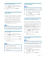 Предварительный просмотр 41 страницы Philips D600 Extended User Documentation