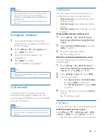 Предварительный просмотр 43 страницы Philips D600 Extended User Documentation