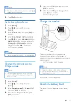 Предварительный просмотр 11 страницы Philips D630 Extended User Documentation