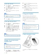 Preview for 14 page of Philips D700 Extended User Documentation