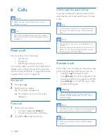 Preview for 16 page of Philips D700 Extended User Documentation