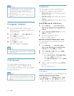 Предварительный просмотр 44 страницы Philips D700 Extended User Documentation