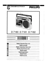 Предварительный просмотр 1 страницы Philips D7180 User Manual