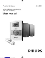 Philips DA1103 User Manual предпросмотр