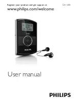 Philips DA1200 User Manual предпросмотр