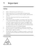 Preview for 5 page of Philips DA1200 User Manual