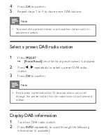 Preview for 17 page of Philips DA1200 User Manual