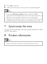 Preview for 22 page of Philips DA9011 User Manual