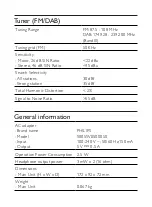 Preview for 23 page of Philips DA9011 User Manual