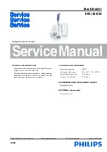 Preview for 1 page of Philips Daily Collection HR1364/00 Service Manual