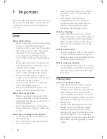 Preview for 3 page of Philips DBD8010 User Manual