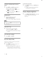 Предварительный просмотр 18 страницы Philips DC-291 User Manual