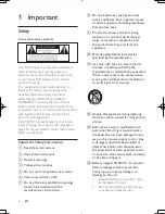 Предварительный просмотр 3 страницы Philips DC-390 User Manual