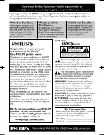 Предварительный просмотр 4 страницы Philips DC1010 - annexe 2 User Manual