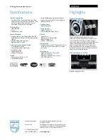 Preview for 2 page of Philips DC185 Specifications