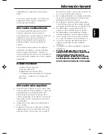 Preview for 11 page of Philips DC199B (Spanish) Instructions Manual