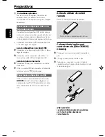 Preview for 14 page of Philips DC199B (Spanish) Instructions Manual