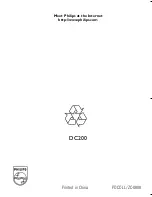 Preview for 18 page of Philips DC200 User Manual