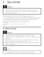 Preview for 9 page of Philips DC315 - annexe 1 User Manual