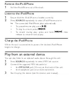 Preview for 13 page of Philips DC315 - annexe 1 User Manual