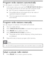 Preview for 15 page of Philips DC315 - annexe 1 User Manual