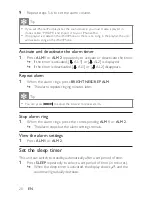 Preview for 20 page of Philips DC320 User Manual