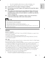 Предварительный просмотр 6 страницы Philips DC350 User Manual