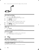 Предварительный просмотр 15 страницы Philips DC350 User Manual