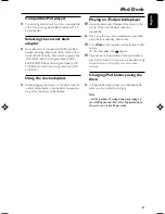 Предварительный просмотр 21 страницы Philips DC570 User Manual