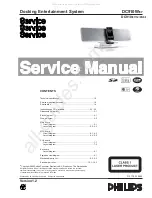 Philips DC910 Service Manual preview