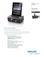 Предварительный просмотр 1 страницы Philips DCB-291 Brochure