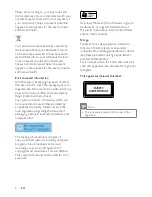 Preview for 6 page of Philips DCB146 User Manual