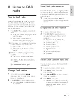 Preview for 16 page of Philips DCB152 User Manual