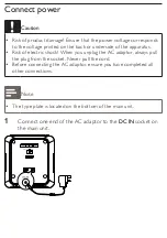 Preview for 10 page of Philips DCB210 User Manual