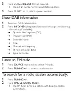 Preview for 16 page of Philips DCB210 User Manual