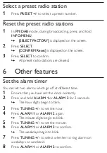 Preview for 18 page of Philips DCB210 User Manual