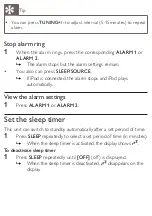 Preview for 20 page of Philips DCB210 User Manual