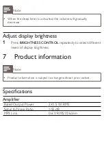 Preview for 21 page of Philips DCB210 User Manual