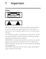 Preview for 4 page of Philips DCB242 User Manual