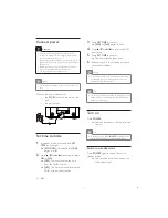 Preview for 10 page of Philips DCB291/12 User Manual