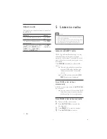 Preview for 12 page of Philips DCB291/12 User Manual