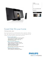 Предварительный просмотр 1 страницы Philips DCB3070 - Brochure