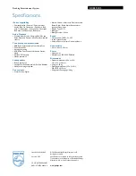 Preview for 3 page of Philips dcb310 Specifications