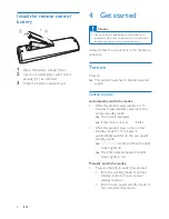 Предварительный просмотр 10 страницы Philips DCB3270 User Manual