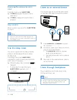 Предварительный просмотр 20 страницы Philips DCB3270 User Manual