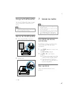 Preview for 18 page of Philips DCB7005/10 User Manual