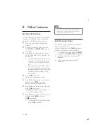 Preview for 20 page of Philips DCB7005/10 User Manual