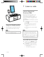 Preview for 16 page of Philips DCB852 User Manual