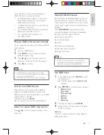 Preview for 17 page of Philips DCB852 User Manual