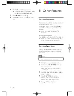 Preview for 20 page of Philips DCB852 User Manual